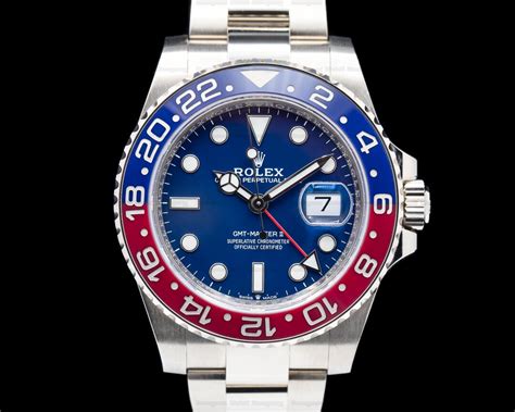 rolex pepsi blue strap|rolex gmt pepsi watch.